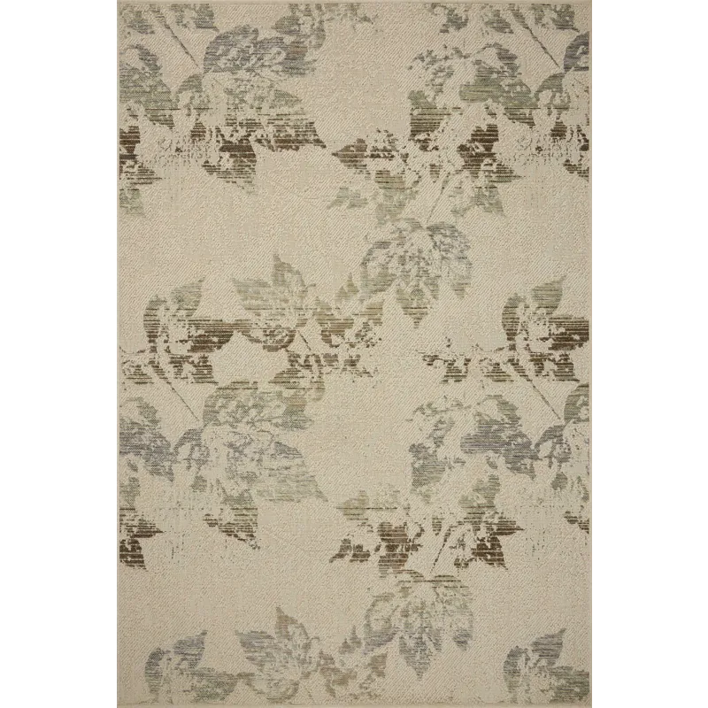 Loloi Saylor Ivory / Bark 8\'-6\" x 12\' Indoor/Outdoor Rug