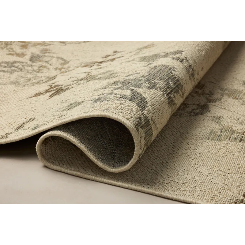 Loloi Saylor Ivory / Bark 8\'-6\" x 12\' Indoor/Outdoor Rug