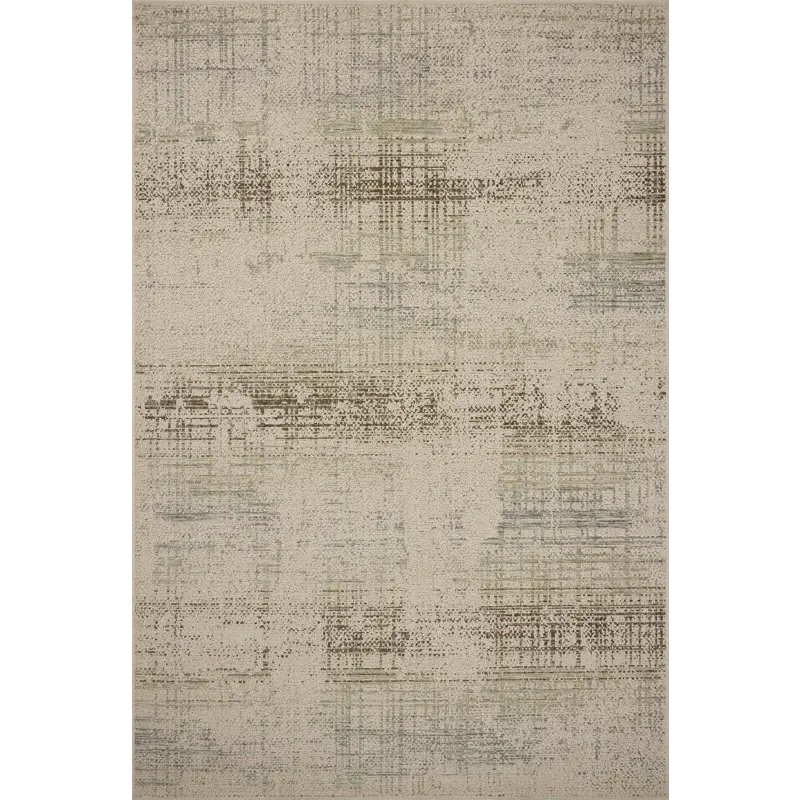 Loloi Saylor Ivory / Fog 2\'-3\" x 3\'-9\" Indoor/Outdoor Rug