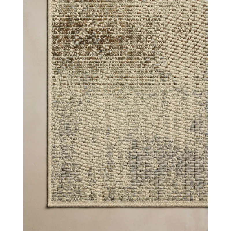 Loloi Saylor Smoke / Ivory 3\'-9\" x 5\'-9\" Indoor/Outdoor Rug