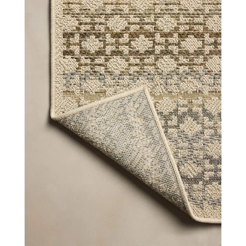 Loloi Saylor Ivory / Multi 9\'-2\" x 13\' Indoor/Outdoor Rug