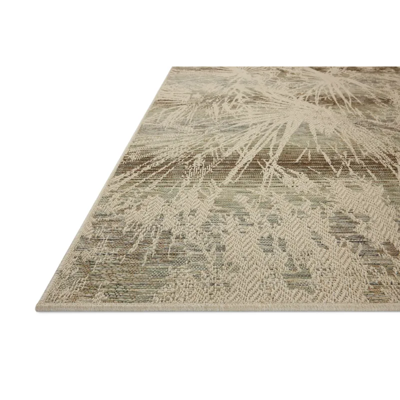 Loloi Saylor Ivory / Stone 8\'-6\" x 12\' Indoor/Outdoor Rug
