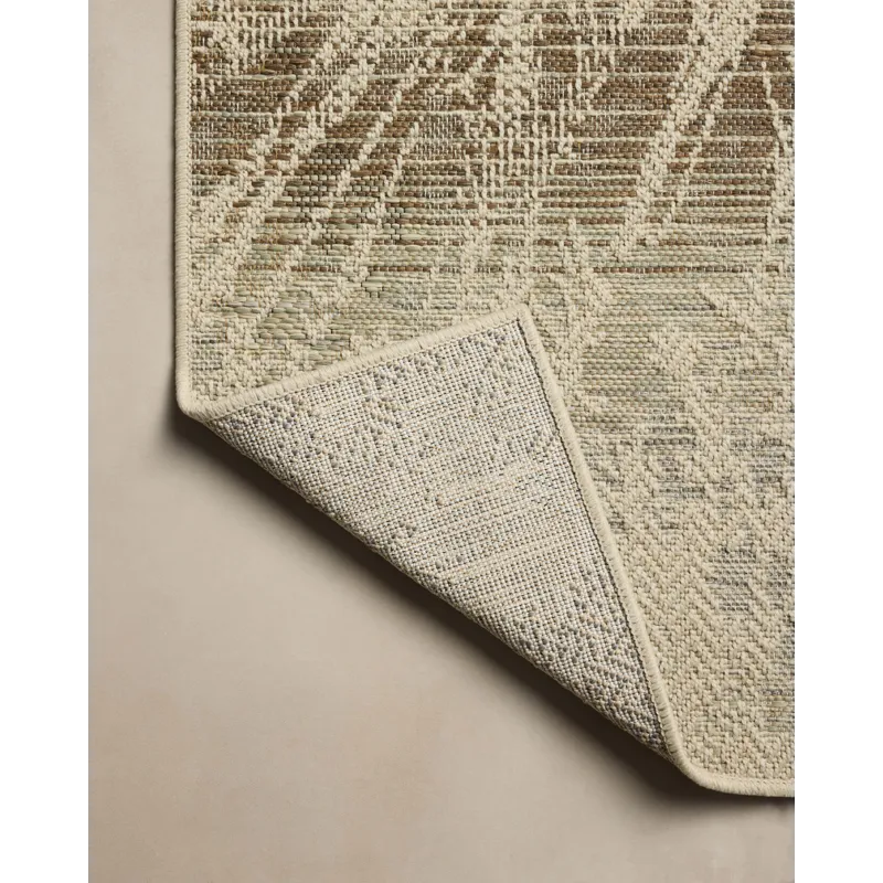 Loloi Saylor Ivory / Stone 8\'-6\" x 12\' Indoor/Outdoor Rug