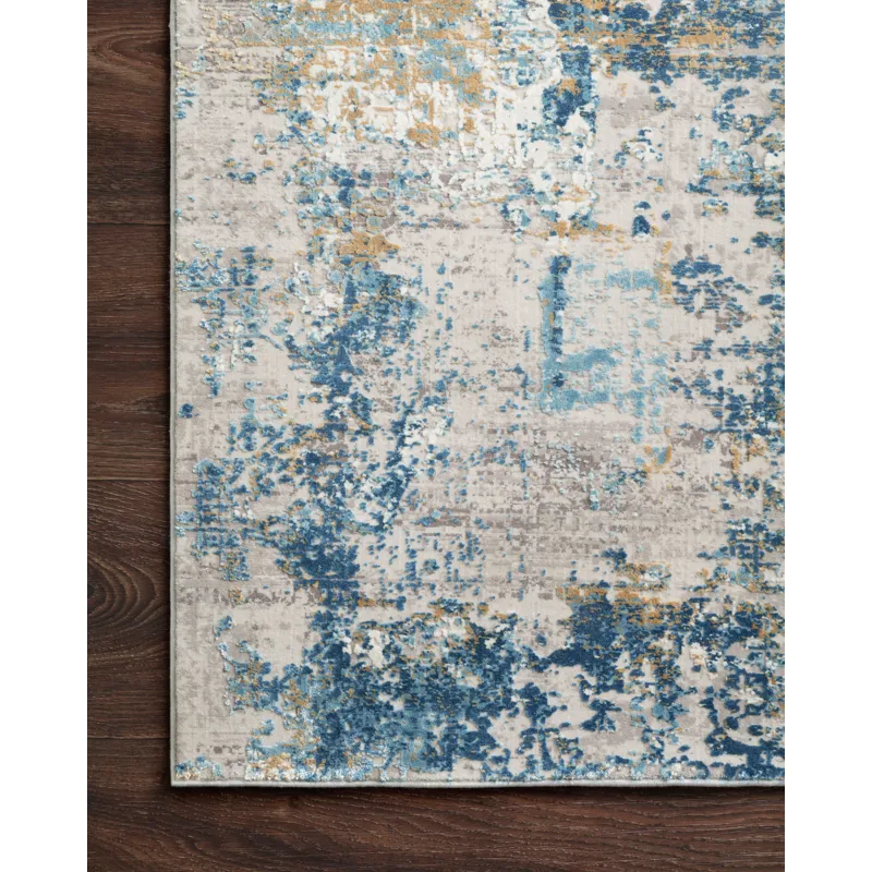 Sienne Grey / Blue Rug (2' 7" X 8' 0")
