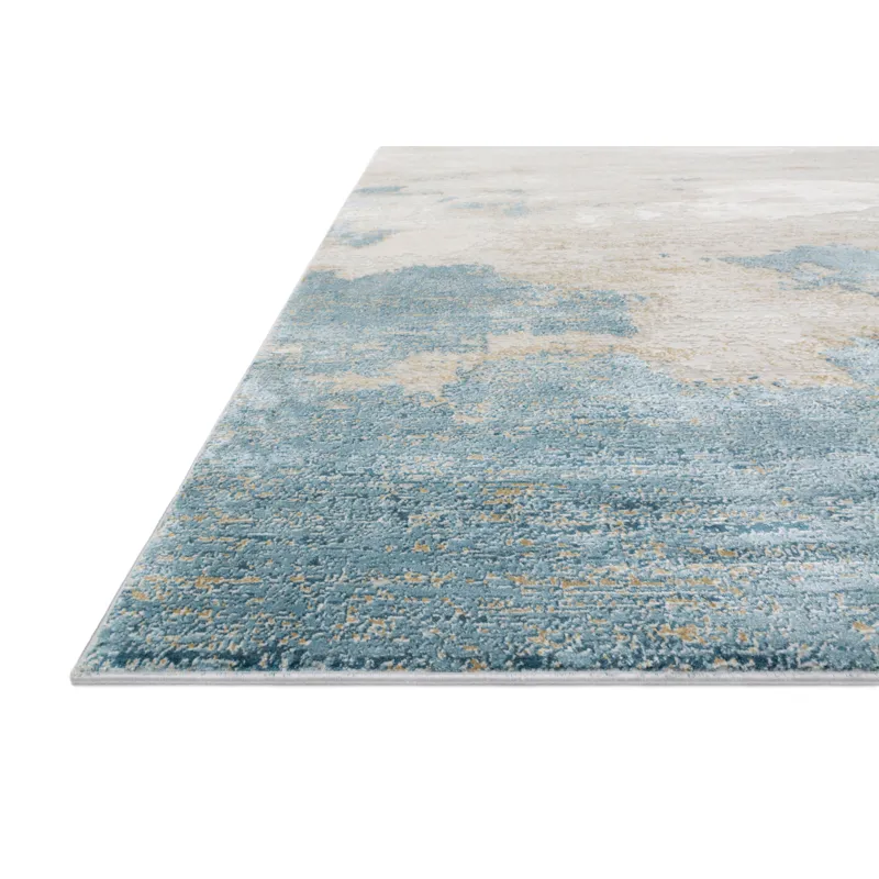 Sienne Sand / Ocean Rug (2' 7" X 8' 0")