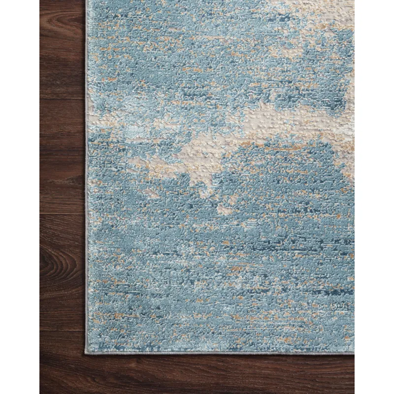 Sienne Sand / Ocean Rug (2' 7" X 8' 0")
