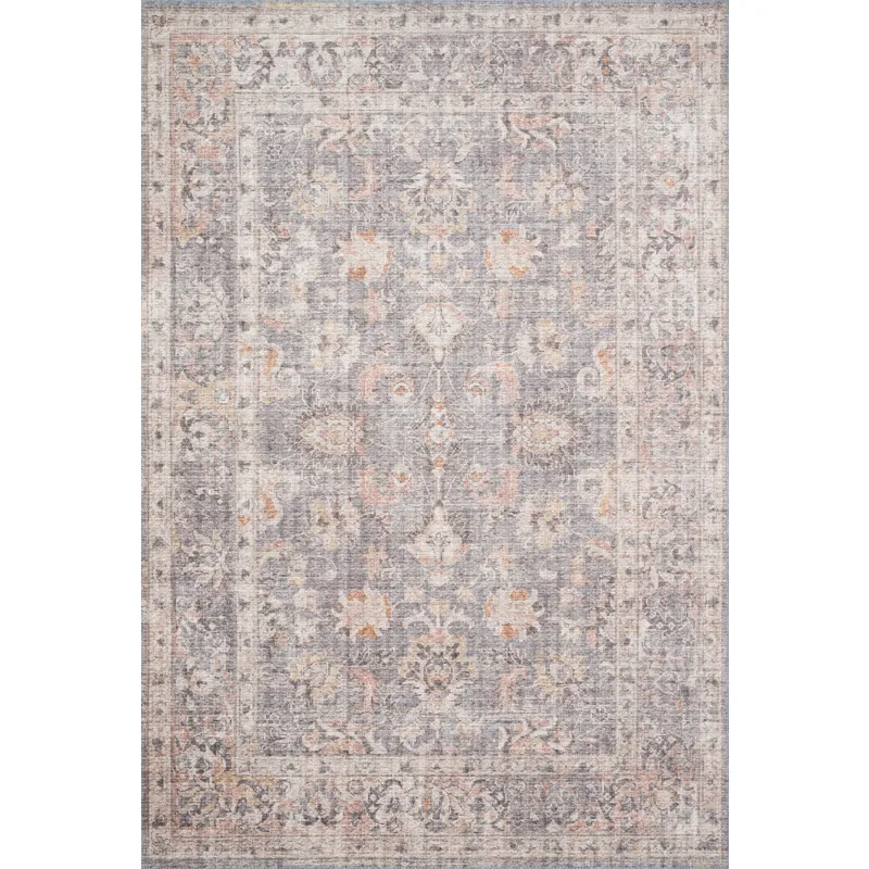 Skye Grey / Apricot Rug (2' 0" X 5' 0")