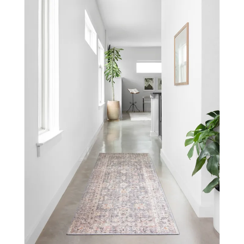 Skye Grey / Apricot Rug (2' 0" X 5' 0")