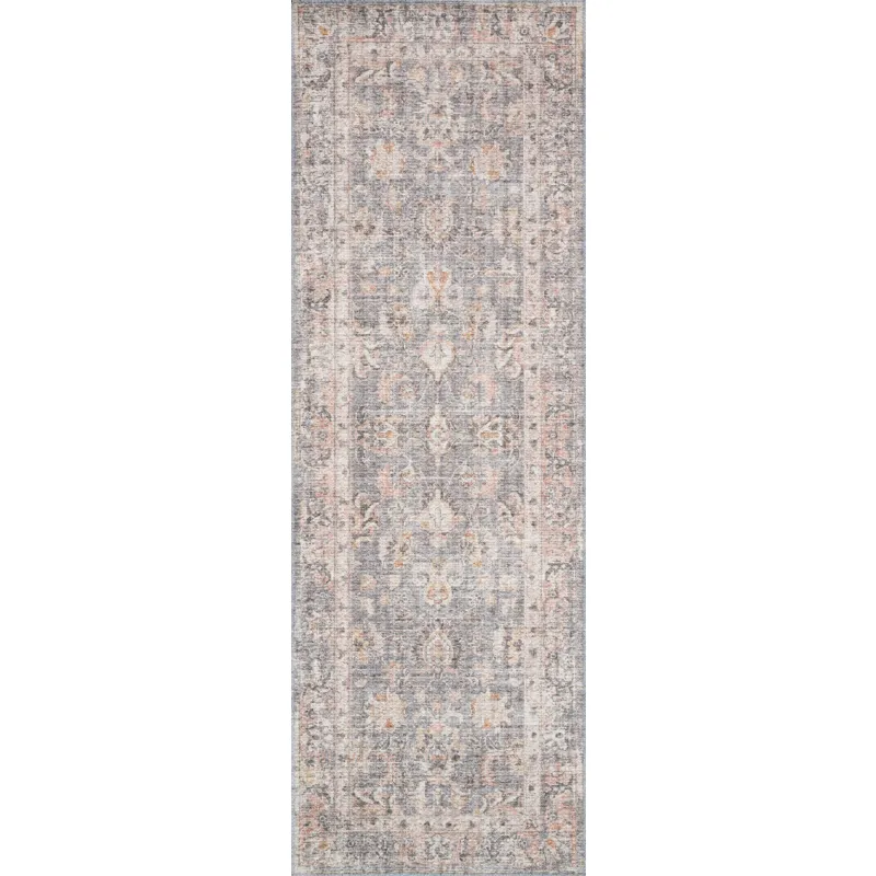 Skye Grey / Apricot Rug (2' 0" X 5' 0")