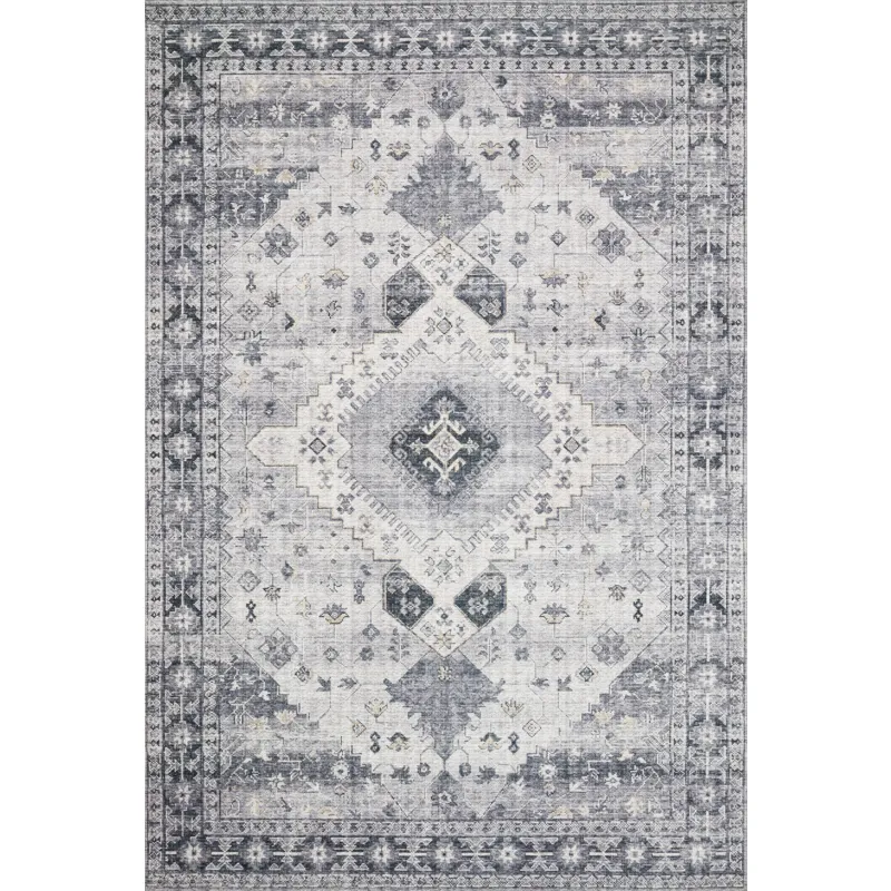 Skye Silver / Grey Rug (2' 0" X 5' 0")
