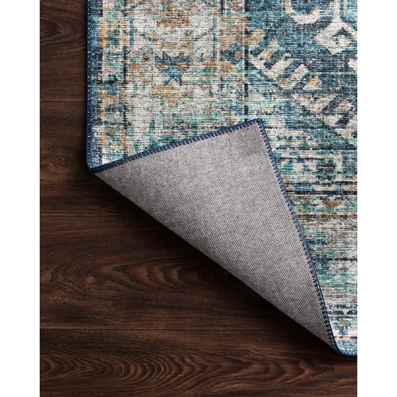 Skye Denim / Natural Rug (7' 6" X 9' 6")