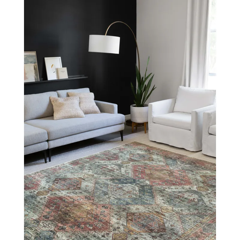 Skye Apricot / Mist Rug (7' 6" X 9' 6")