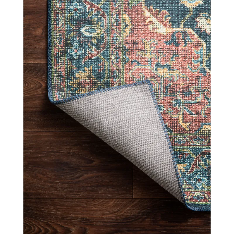 Skye Denim / Brick Rug (2' 0" X 5' 0")