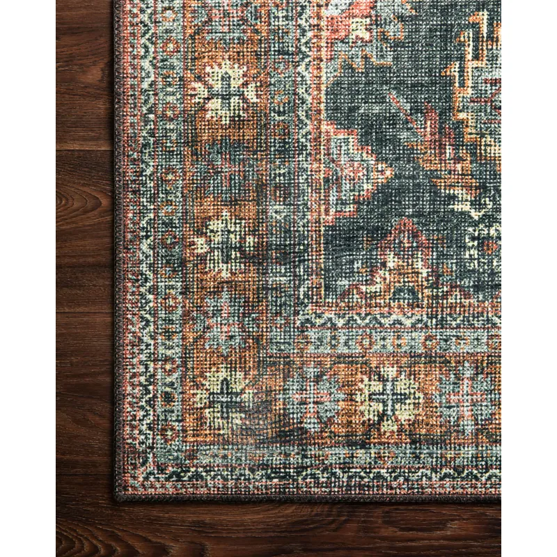Skye Sea / Rust Rug (2' 0" X 5' 0")