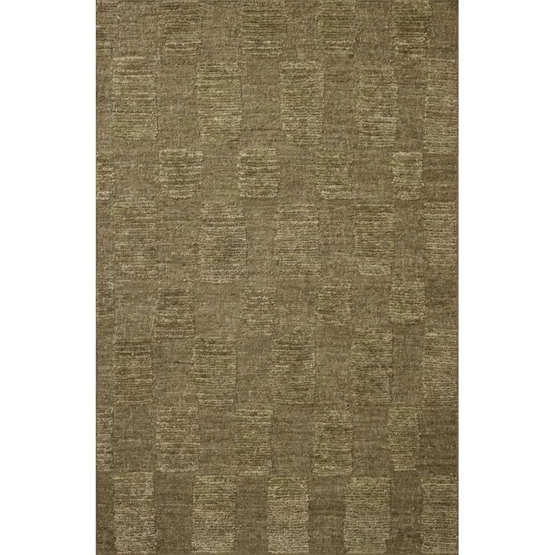 Leanne Ford x Loloi Sowerby Olive 5\'-6\" x 8\'-6\" Rug