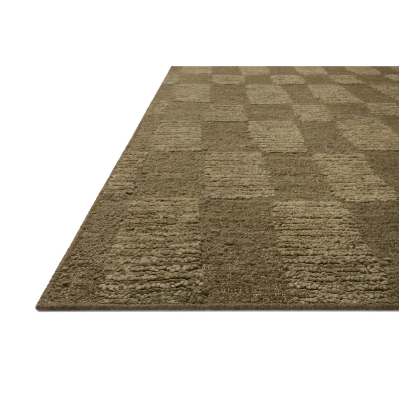 Leanne Ford x Loloi Sowerby Olive 5\'-6\" x 8\'-6\" Rug