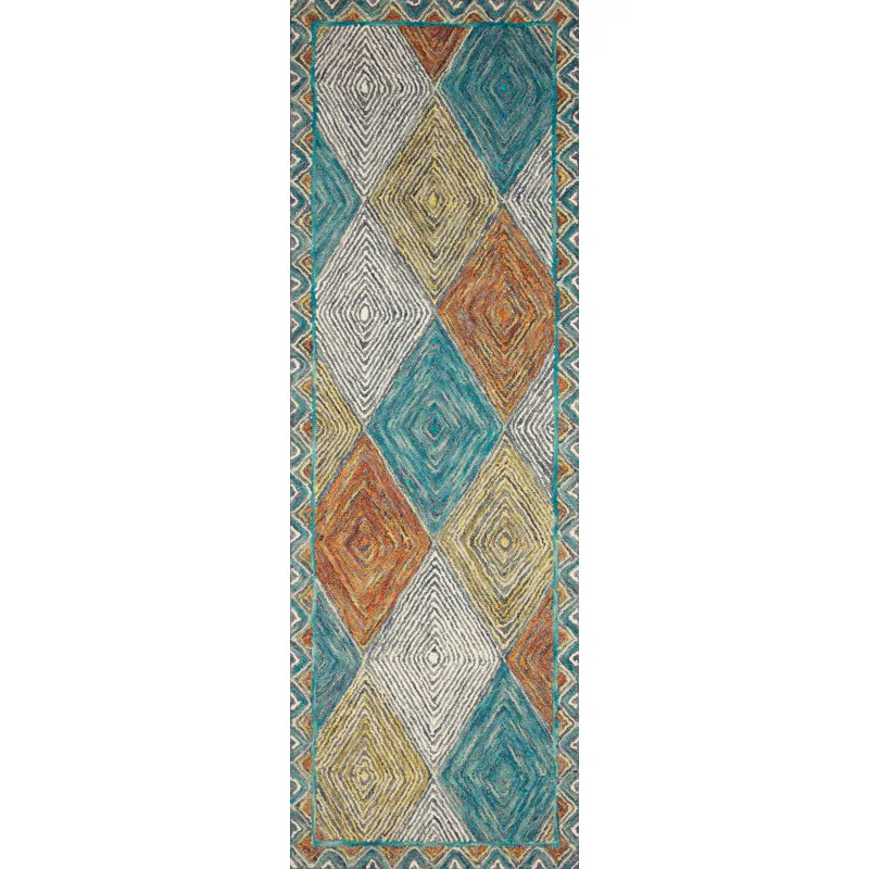 Spectrum Sunset / Ocean Rug (5' 0" X 7' 6")