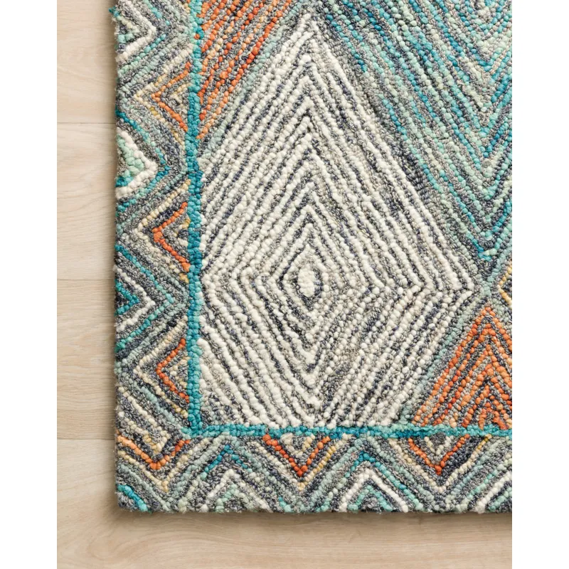 Spectrum Sunset / Ocean Rug (5' 0" X 7' 6")