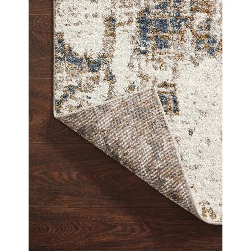 Spirit Pewter / Olive Rug (3' 9" X 5' 9")