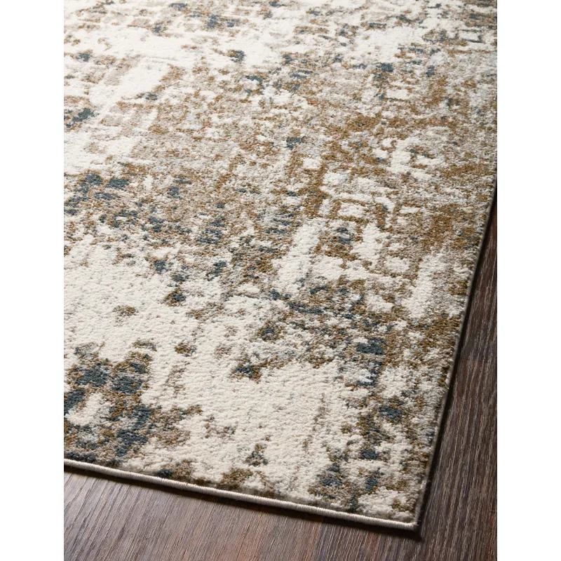 Spirit Pewter / Olive Rug (3' 9" X 5' 9")