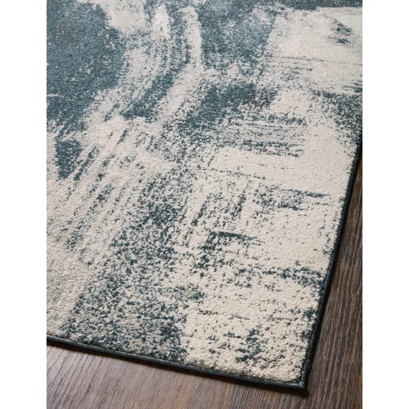 Spirit Indigo / Ivory Rug (2' 7" X 4')