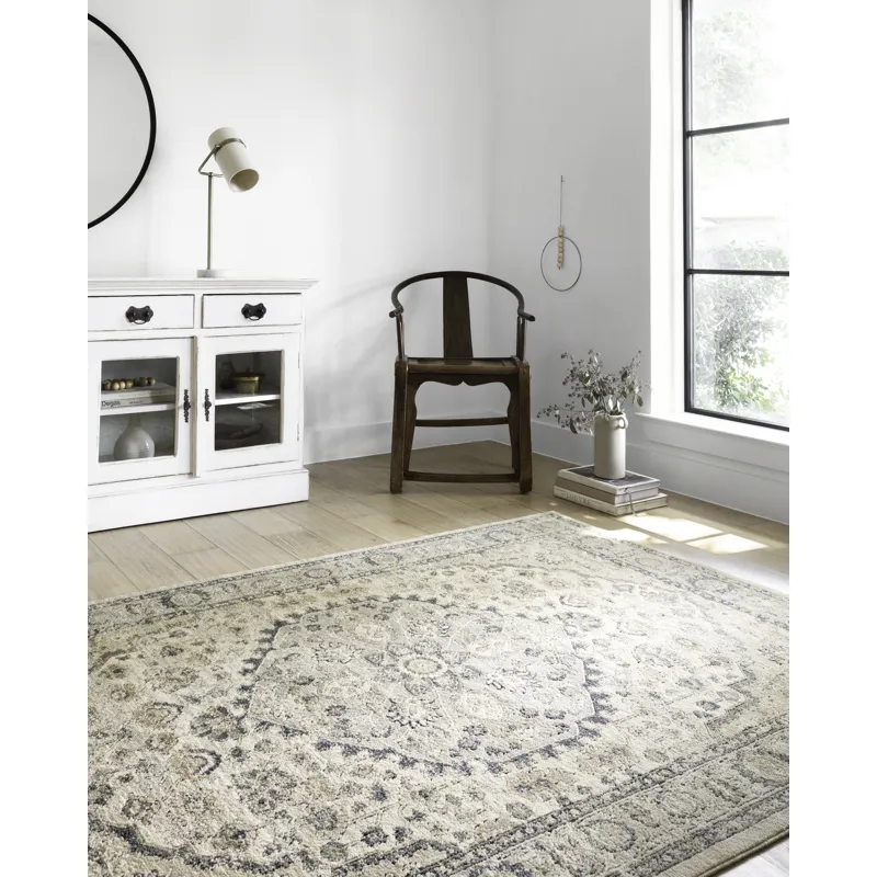 Teagan Natural / Lt. Grey Rug (2' 8" X 7' 6")