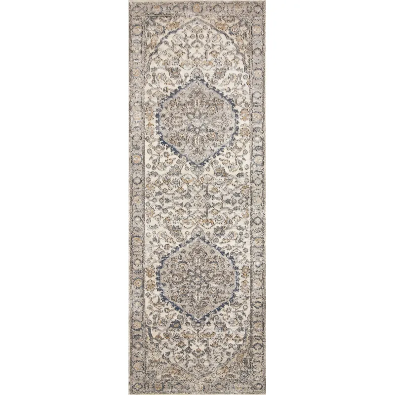 Teagan Natural / Lt. Grey Rug (2' 8" X 7' 6")