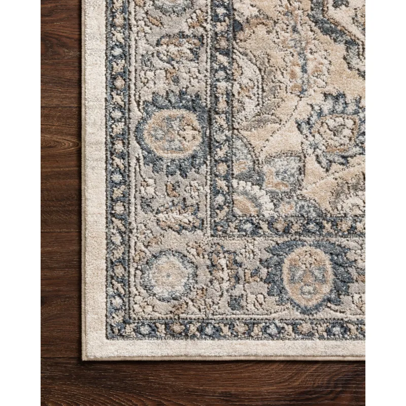 Teagan Natural / Lt. Grey Rug (2' 8" X 7' 6")