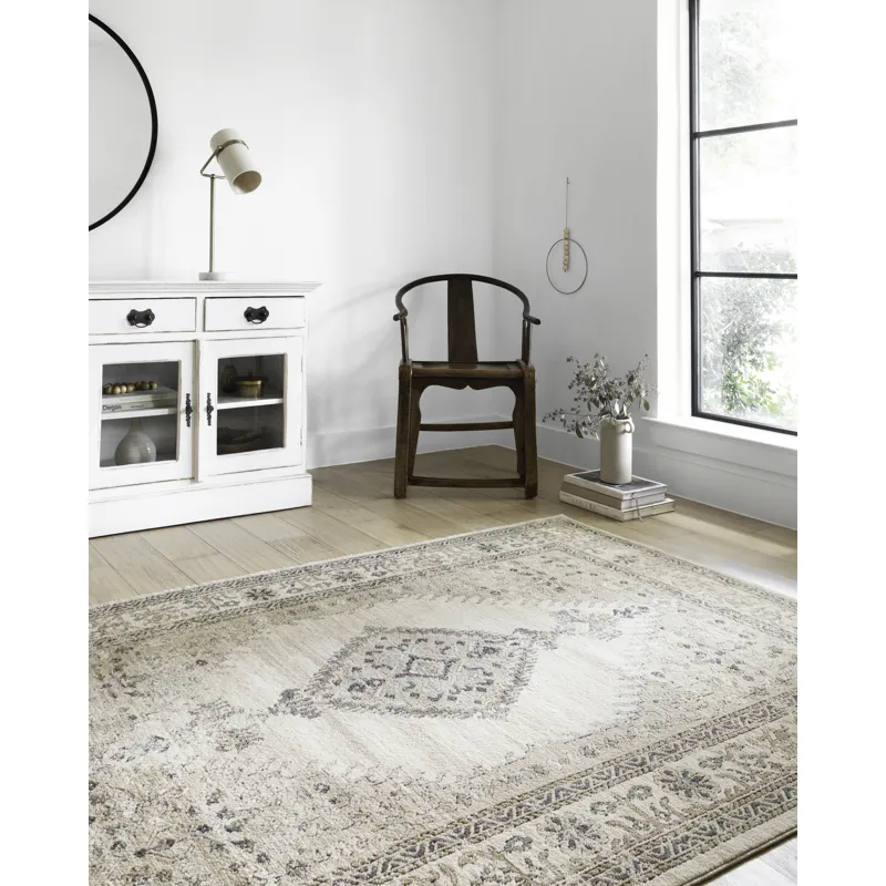 Teagan Oatmeal / Ivory Rug (2' 8" X 10' 6")