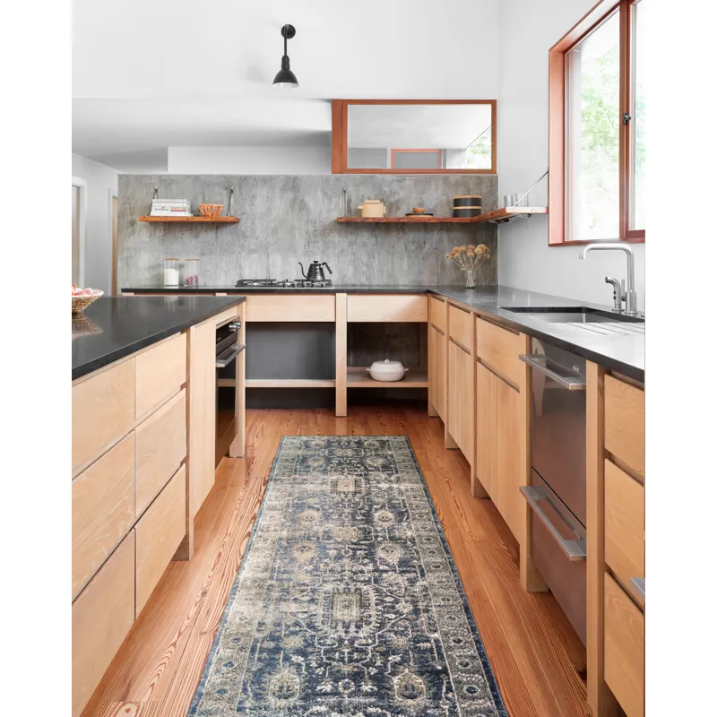 Teagan Denim / Pebble Rug (3' 4" X 5' 7")