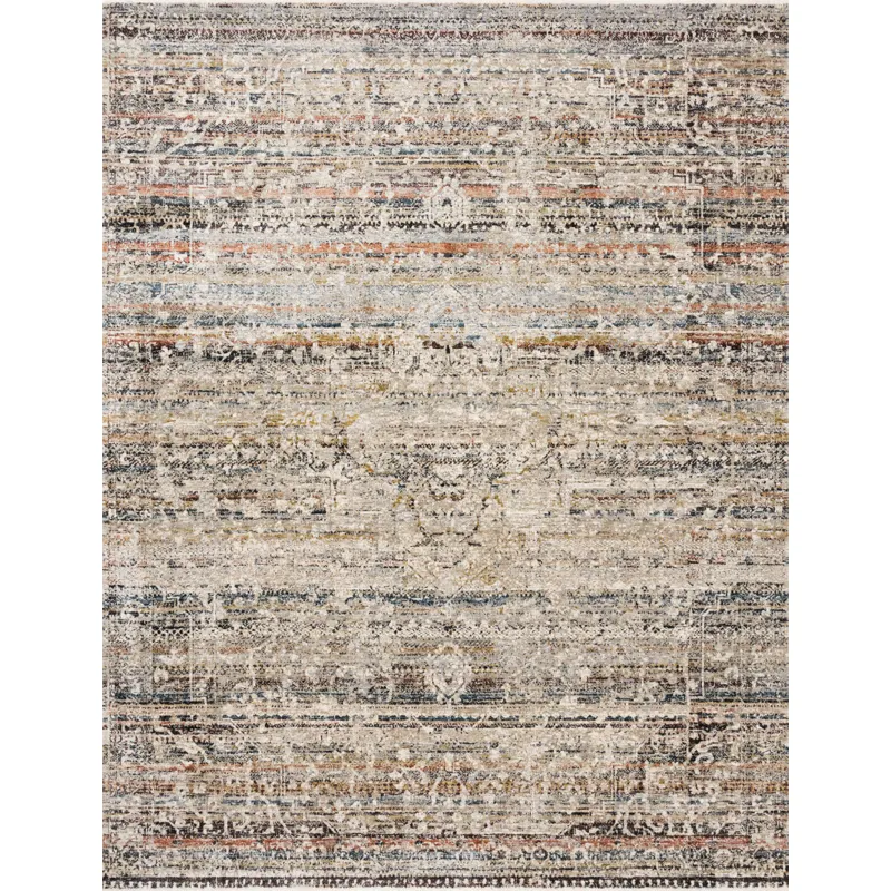 Theia Taupe / Multi Rug (6' 7" X 9' 6")