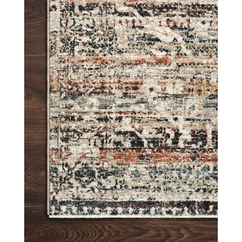 Theia Taupe / Multi Rug (6' 7" X 9' 6")