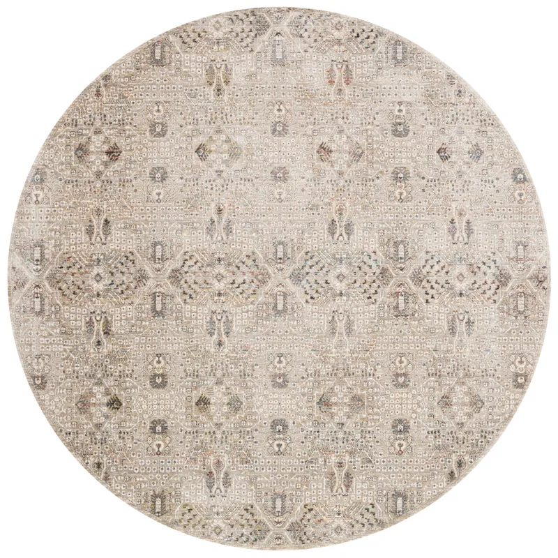 Theia Granite / Ivory Rug (3' 7" X 5' 2")