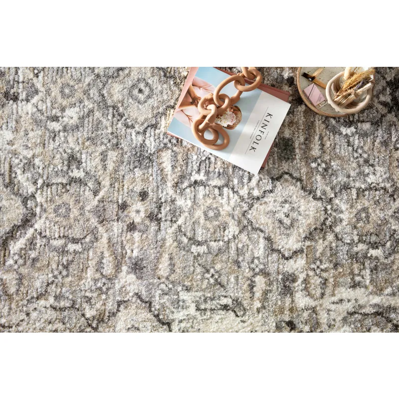 Theory Natural / Grey Rug (2' 7" X 7' 8")