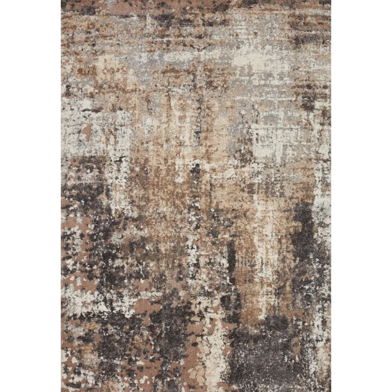 Theory Taupe / Grey Rug (2' 7" X 10' 10")