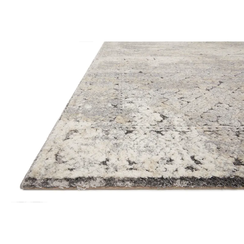 Theory Grey / Sand Rug (3' 7" X 5' 7")