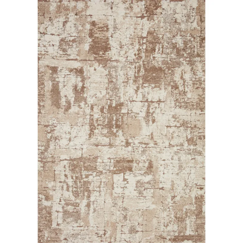 Theory Beige / Taupe Rug (2' 7" X 13')