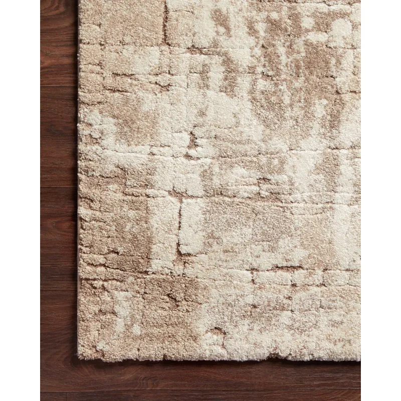 Theory Beige / Taupe Rug (2' 7" X 13')