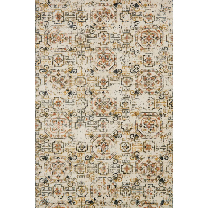 Torrance Ivory / Taupe Rug (2' 7" X 4')