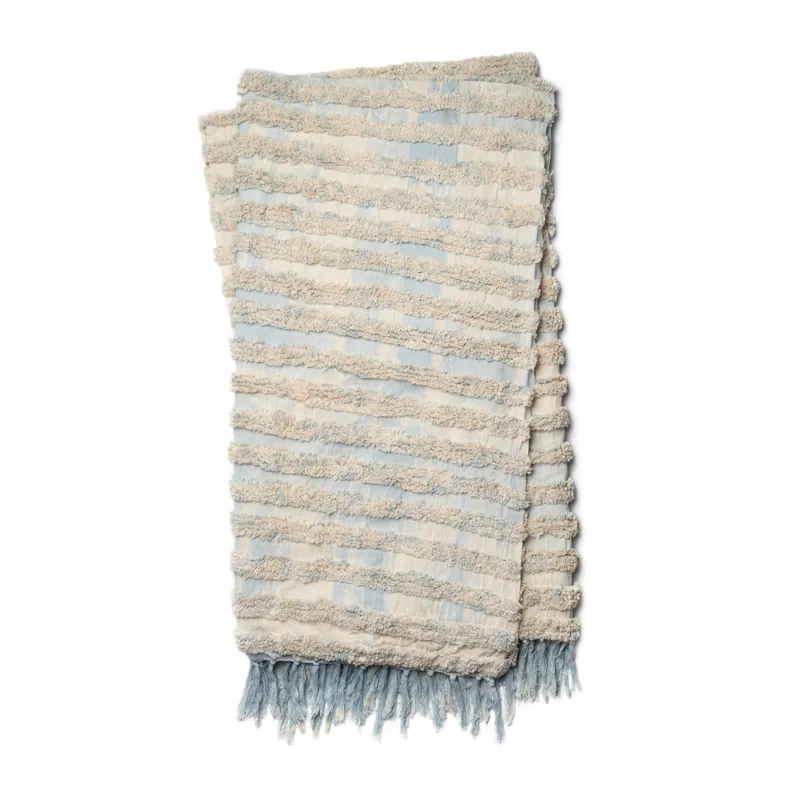Tyra Lt. Blue Throw (4\' 2\" X 5\')