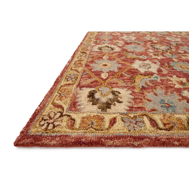 Victoria Terracotta / Gold Rug (2' 3" X 3' 9")
