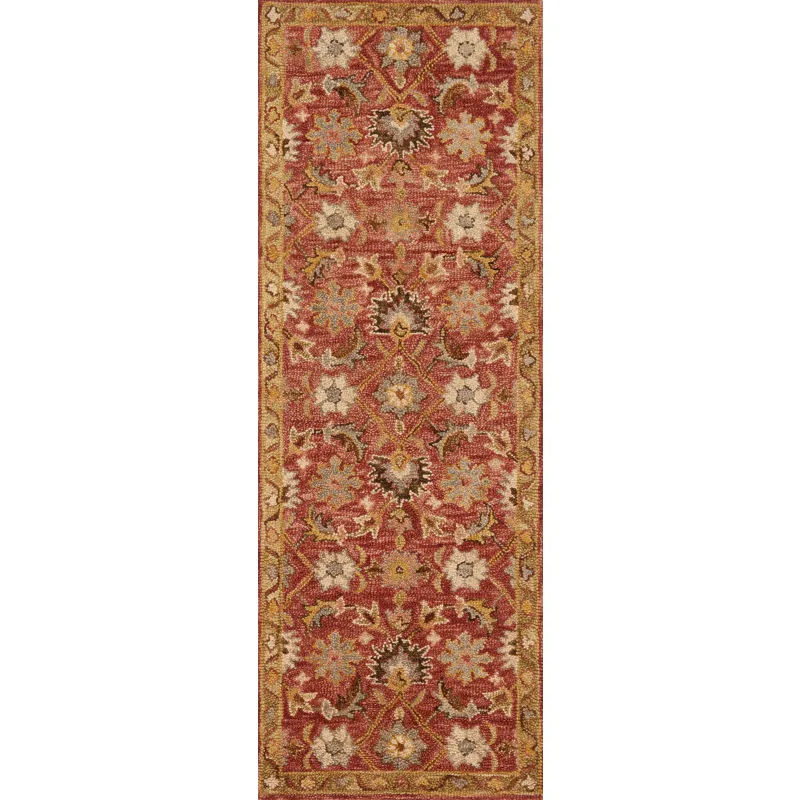 Victoria Terracotta / Gold Rug (2' 3" X 3' 9")
