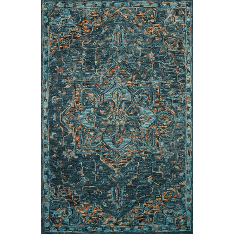 Victoria Teal / Multi Rug (2' 3" X 3' 9")