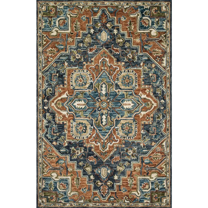 Victoria Rust / Multi Rug (2' 3" X 3' 9")