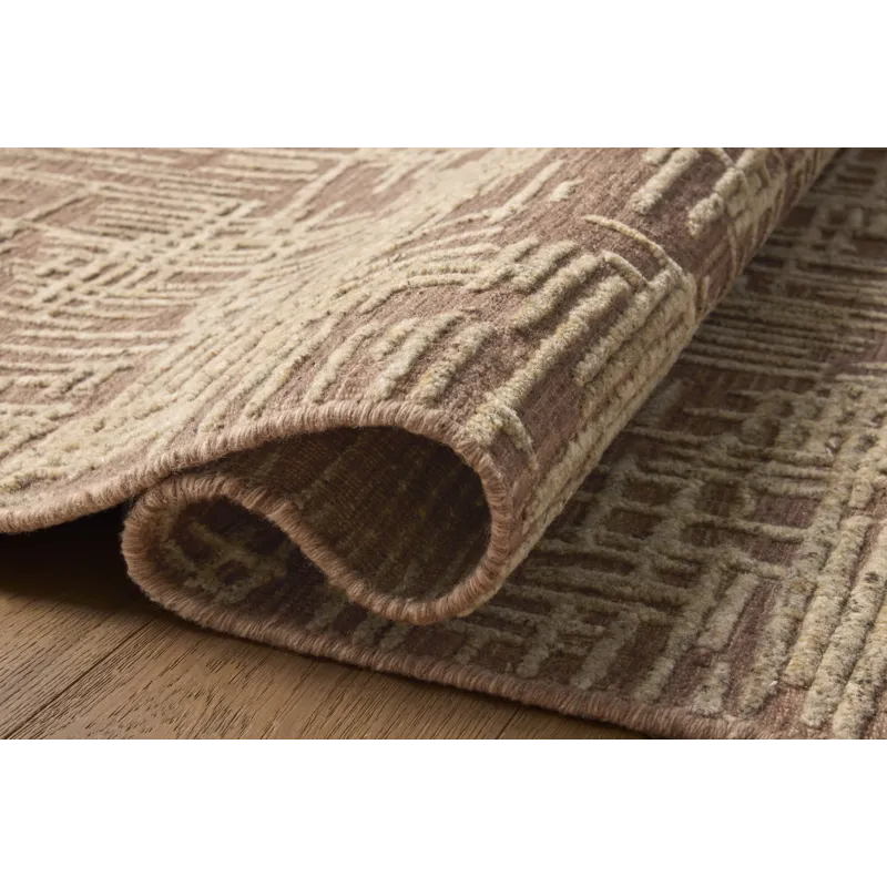 Loloi Woodriff Brick / Natural Rug