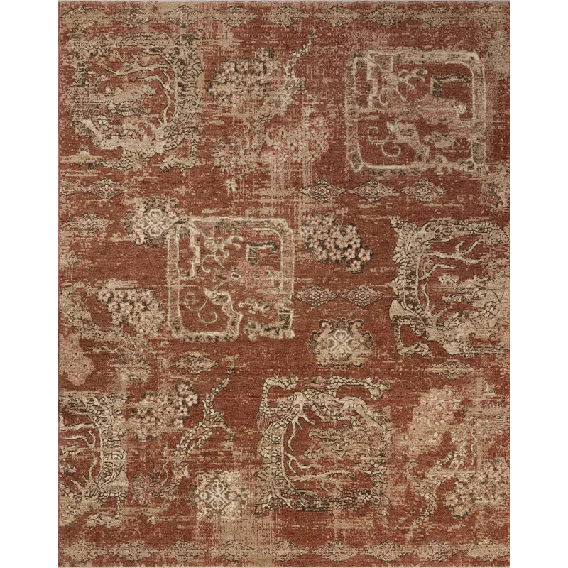 Loloi Winchester Brick / Beige Rug