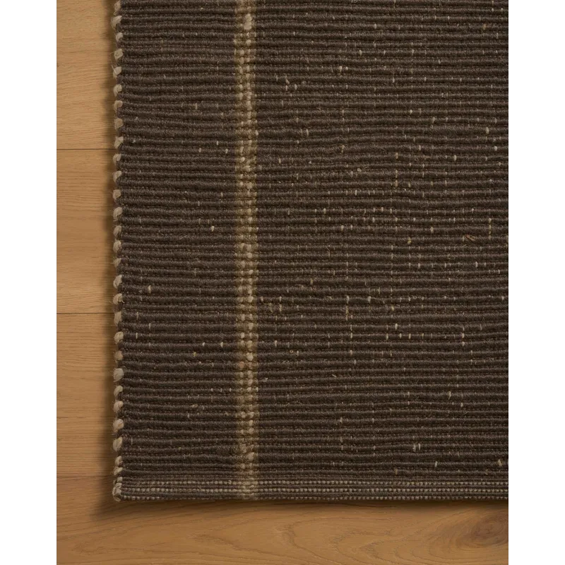 Leanne Ford x Loloi Weatherstaff Espresso / Natural 3\'-6\" x 5\'-6\" Rug