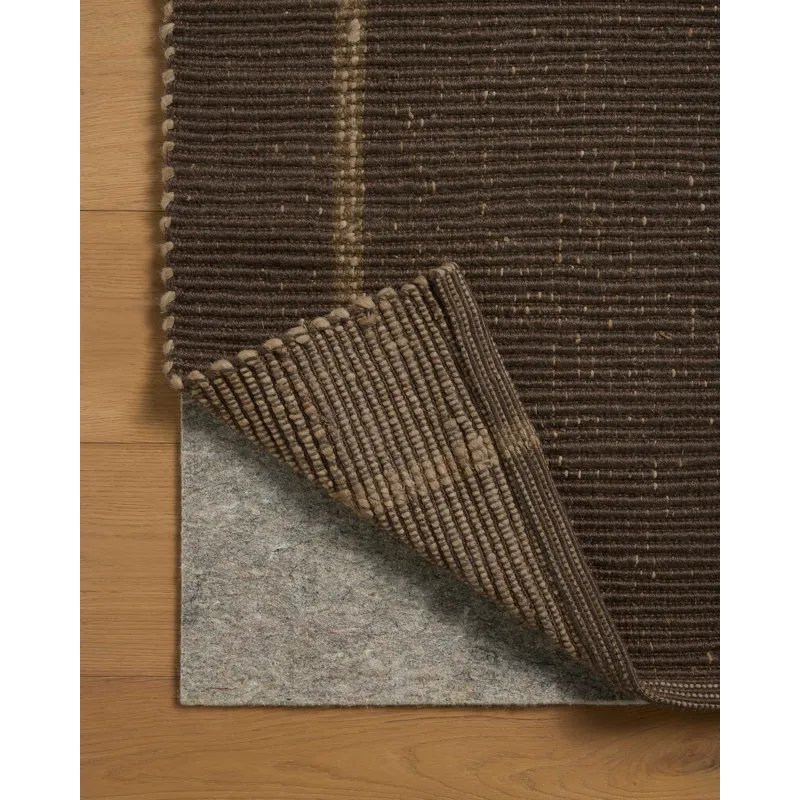 Leanne Ford x Loloi Weatherstaff Espresso / Natural 3\'-6\" x 5\'-6\" Rug