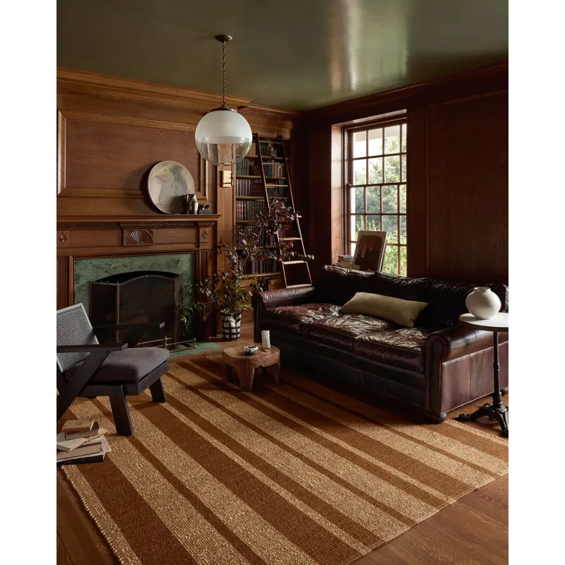 Leanne Ford x Loloi Weatherstaff Cinnamon / Natural 9\'-3\" x 13\' Rug