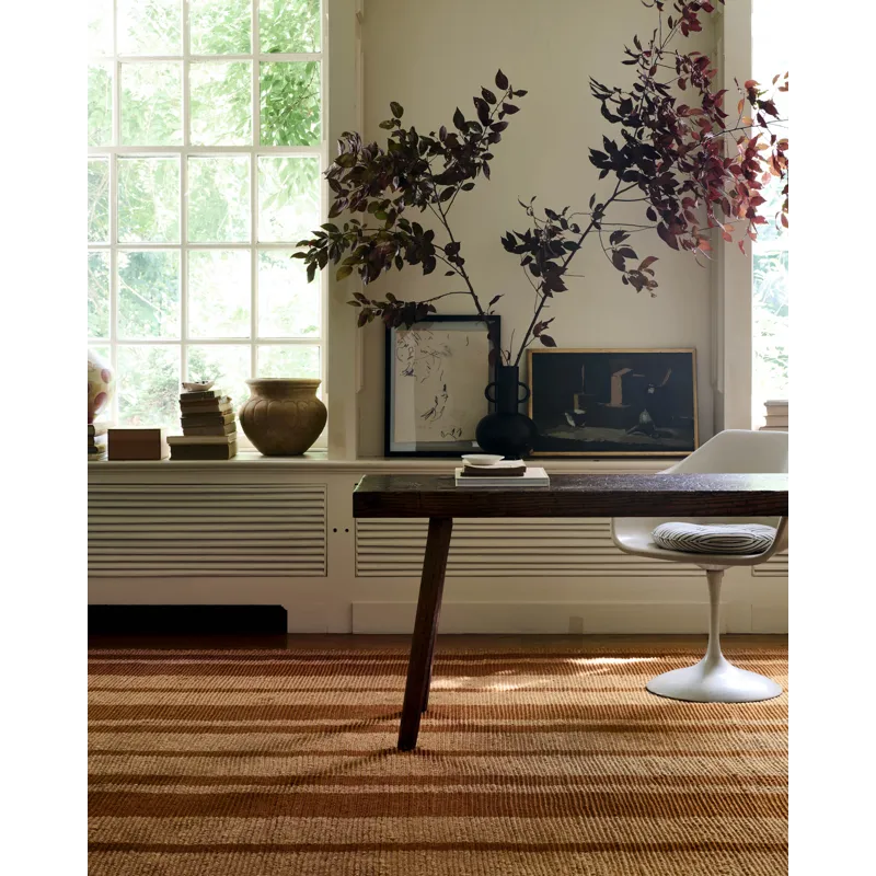 Leanne Ford x Loloi Weatherstaff Cinnamon / Natural 9\'-3\" x 13\' Rug